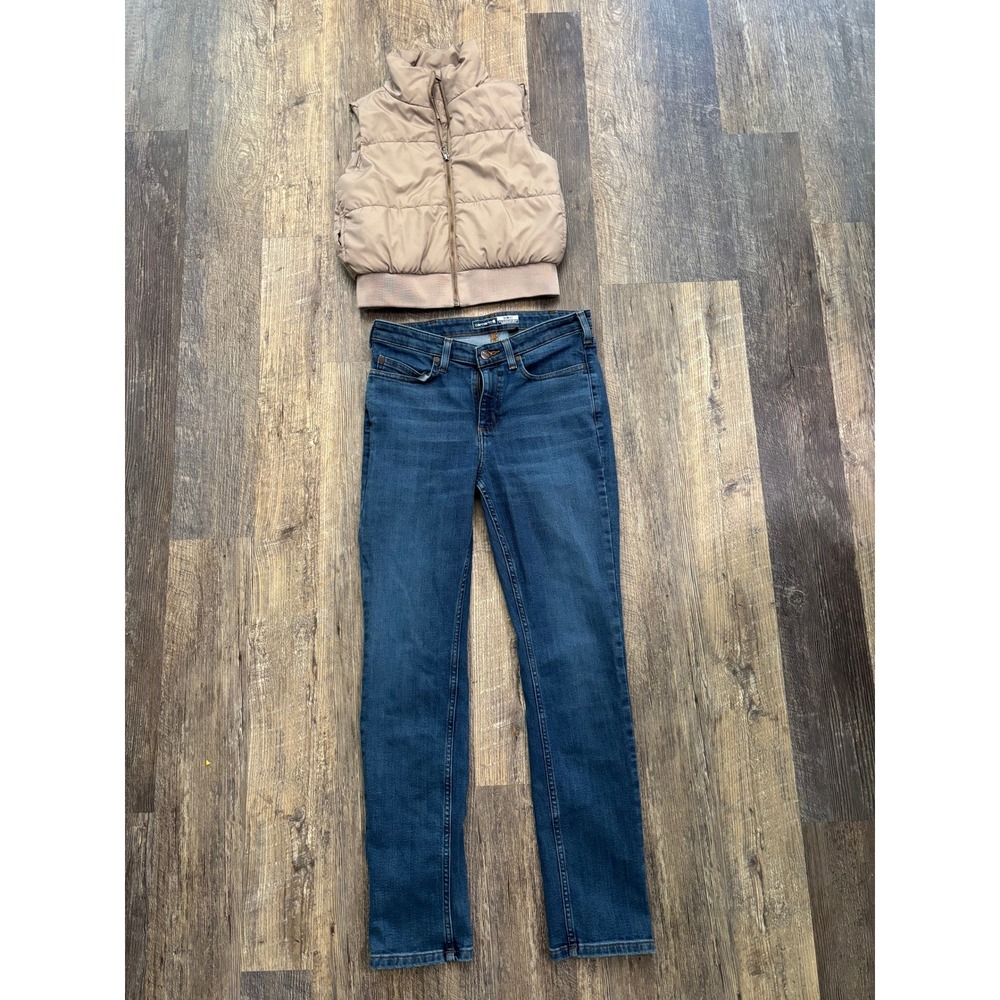 Carhartt Slim Fit Jeans Womens 8 Regular Dark Wash Blue Denim 104976-H62